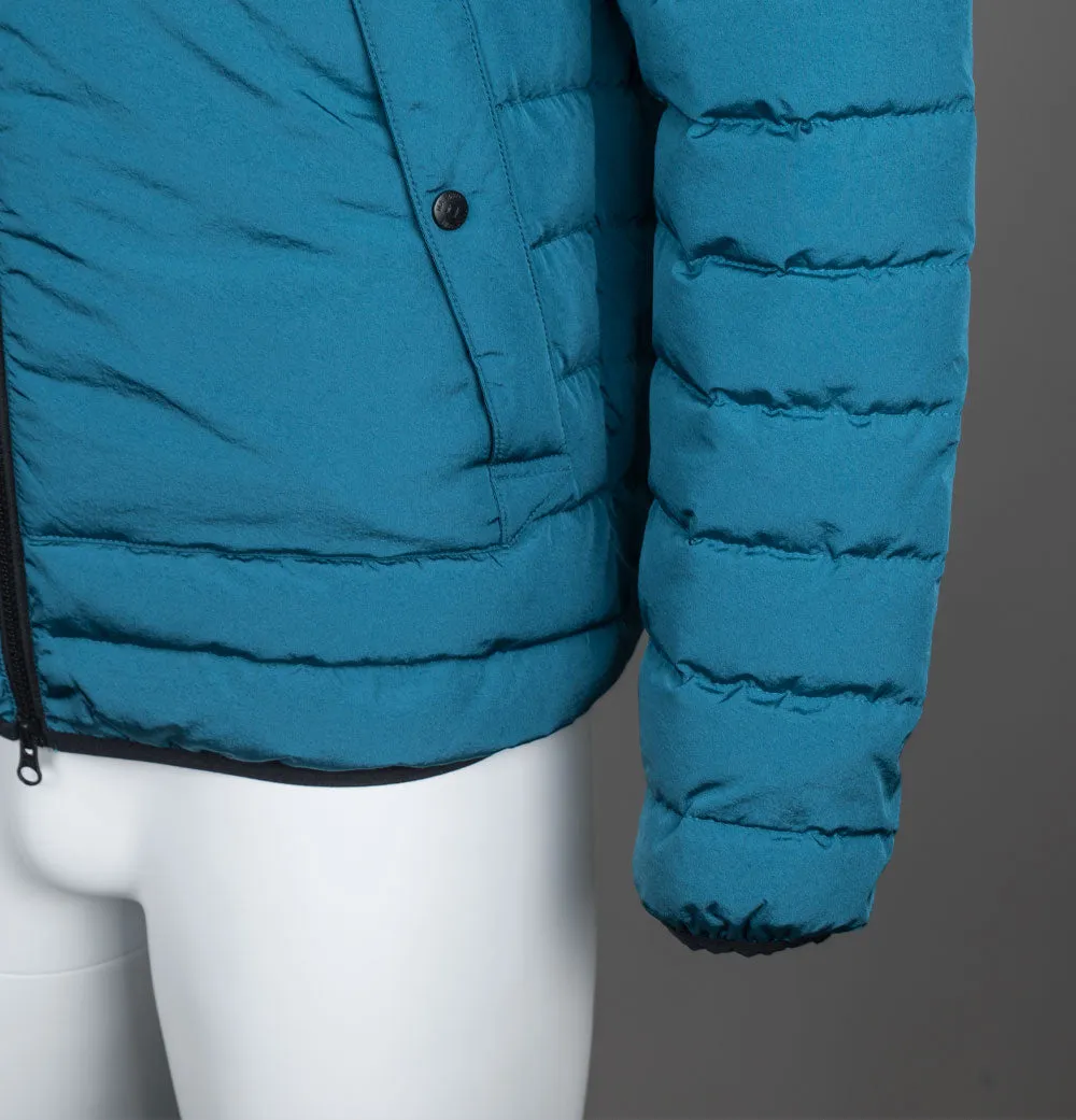 Ma.Strum Hooded Down Jacket Storm Blue