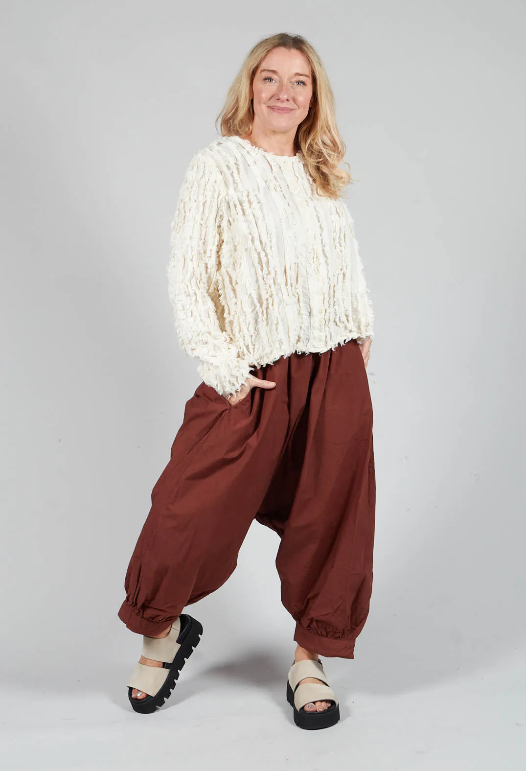 Meintrachten Trousers in Mudcloth