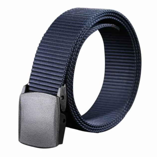 Men's Adjustable Outdoor Tactical Waist Belt With Buckle