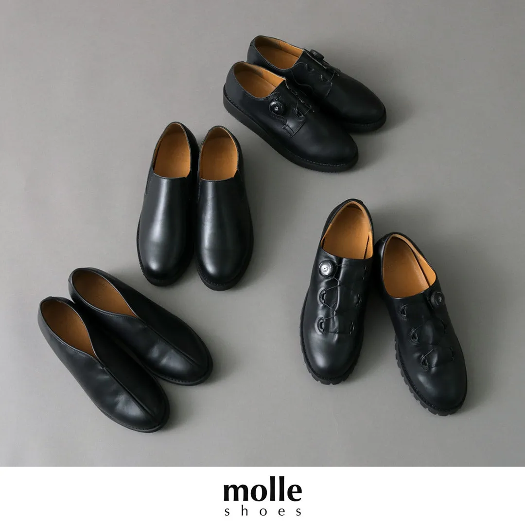 MOLLE SHOES（モールシューズ） ポストマン メンズ 靴 レザーシューズ サービスシューズ ビブラムソール カウレザー 牛革 ダイヤル F/L POSTMAN