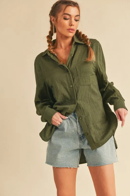 Nattie Long Sleeve Button Down Shirt