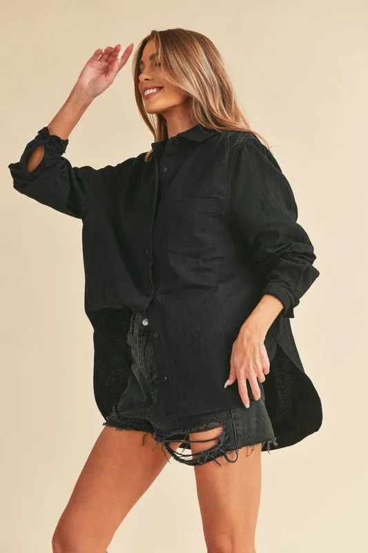 Nattie Long Sleeve Button Down Shirt