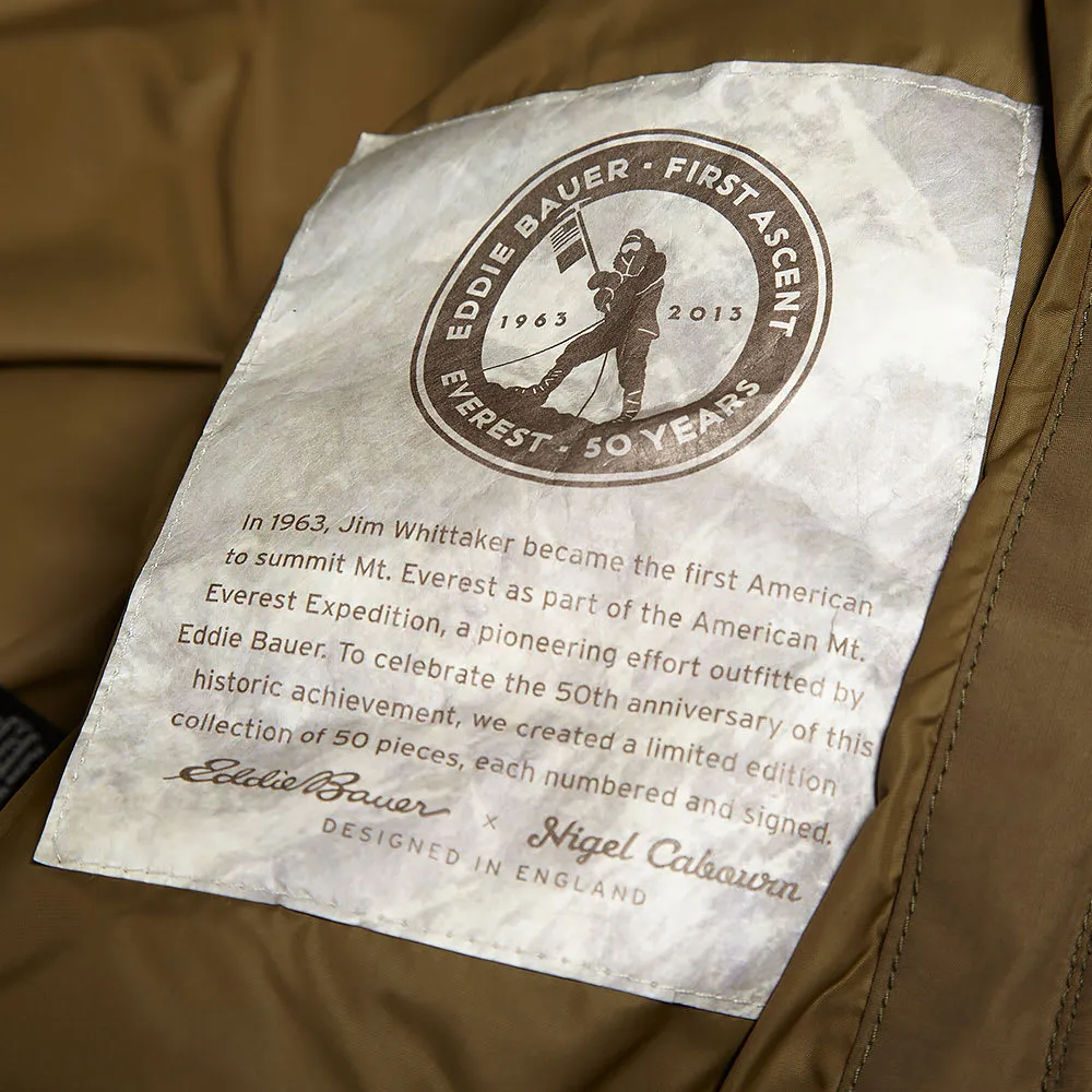 Nigel Cabourn US Down Clip JacketArmy