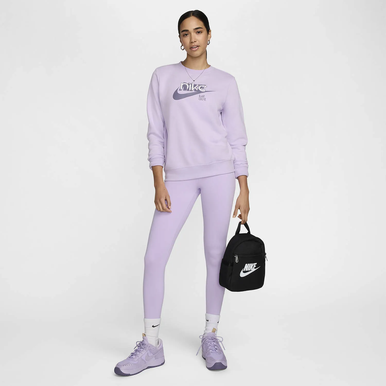 Nike Dri-FIT One 7/8 Tights  Lilac Bloom/Black