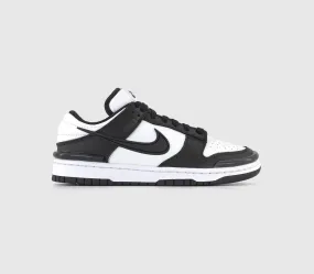 Nike Dunk Low Twist Black White Black Uk Size 6