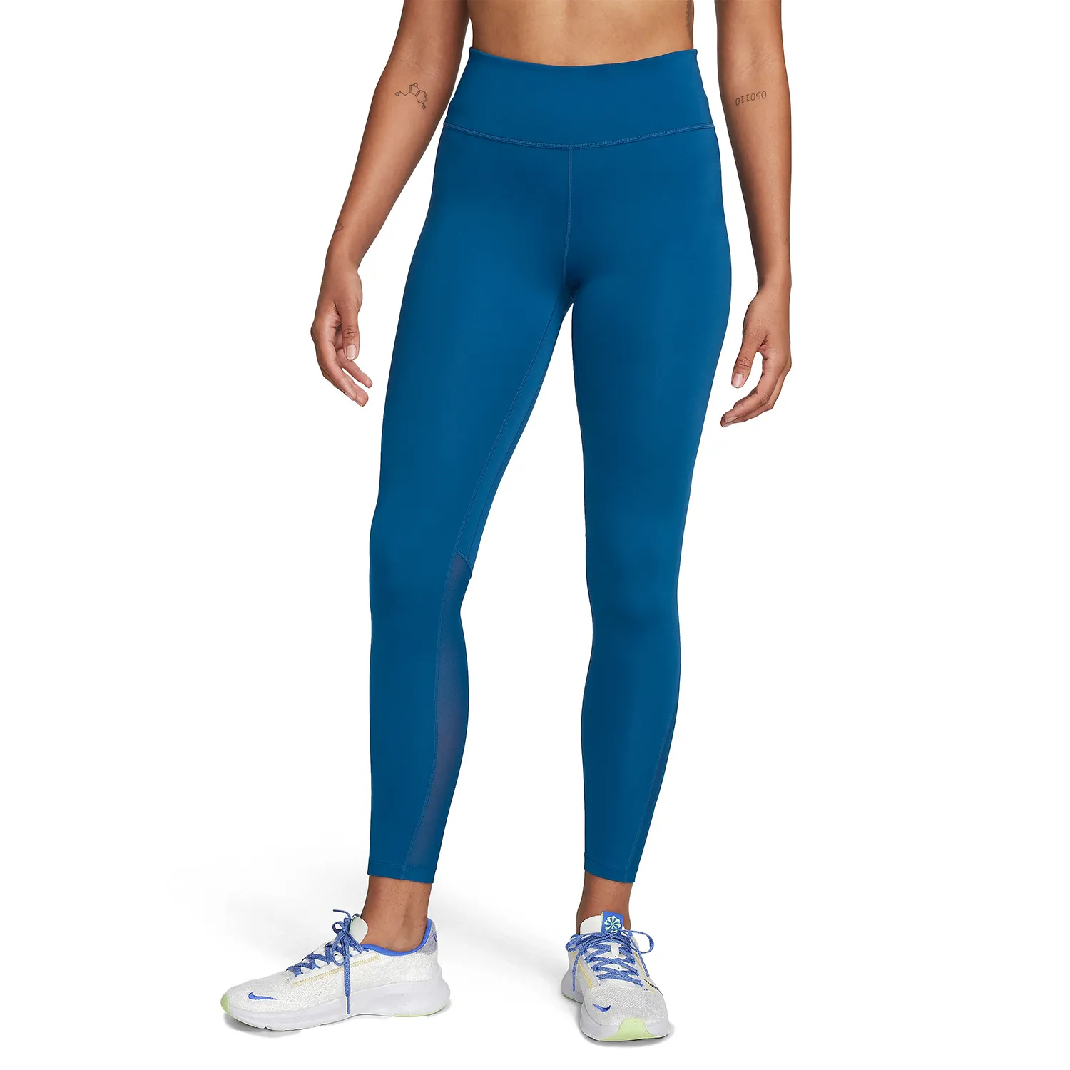 Nike One Mid Rise 7/8 Tights  Court Blue/White