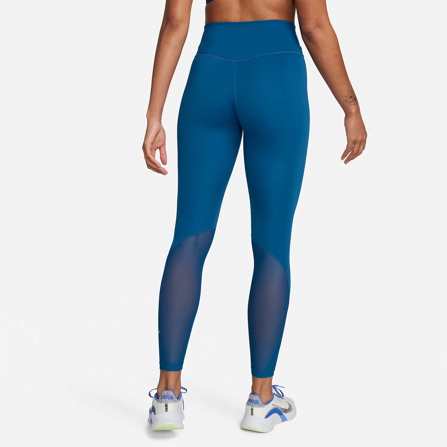 Nike One Mid Rise 7/8 Tights  Court Blue/White