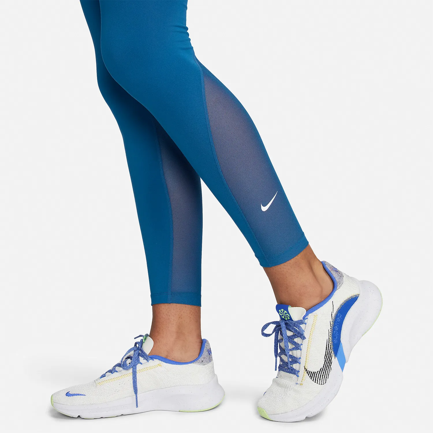 Nike One Mid Rise 7/8 Tights  Court Blue/White