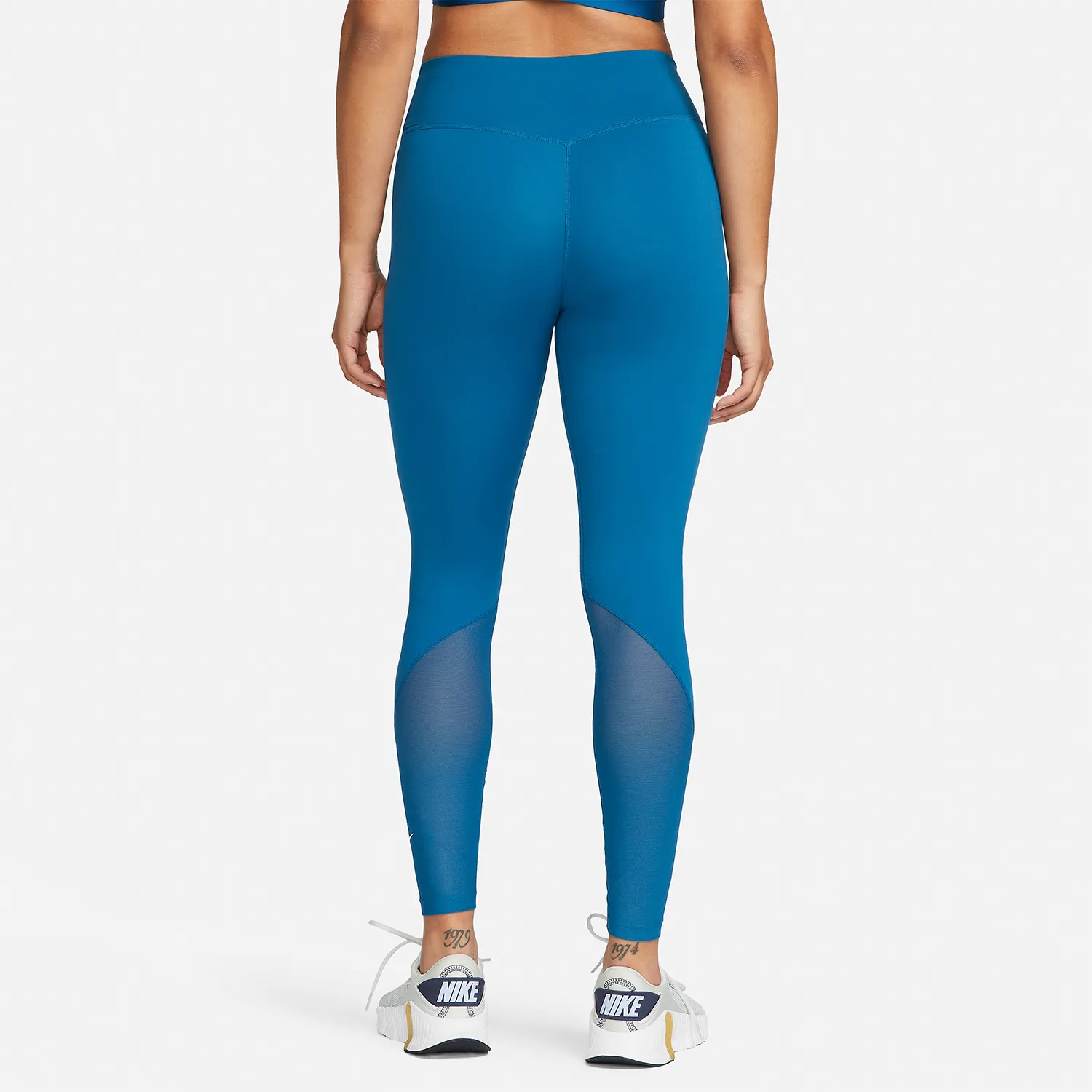 Nike One Mid Rise 7/8 Tights  Industrial Blue/White