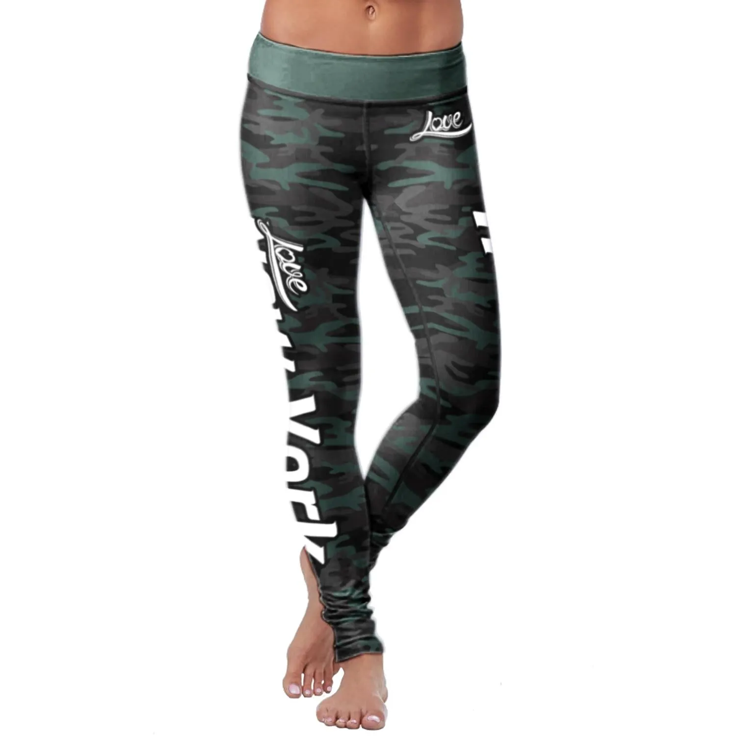 NY JET Camo FB Leggings