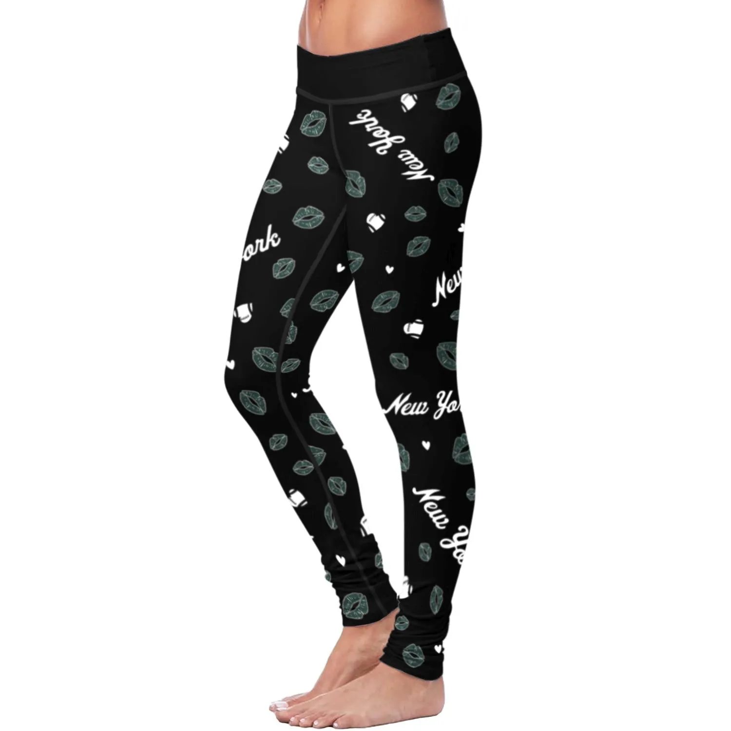 NY JET Lovin Kisses FB Leggings