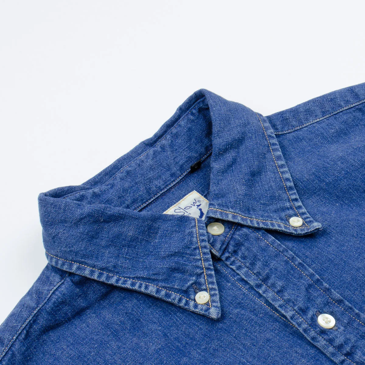 orSlow - Button-down Shirt - Denim Used