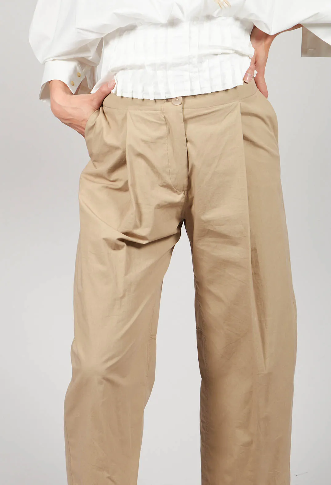 Palla Trousers in Beige