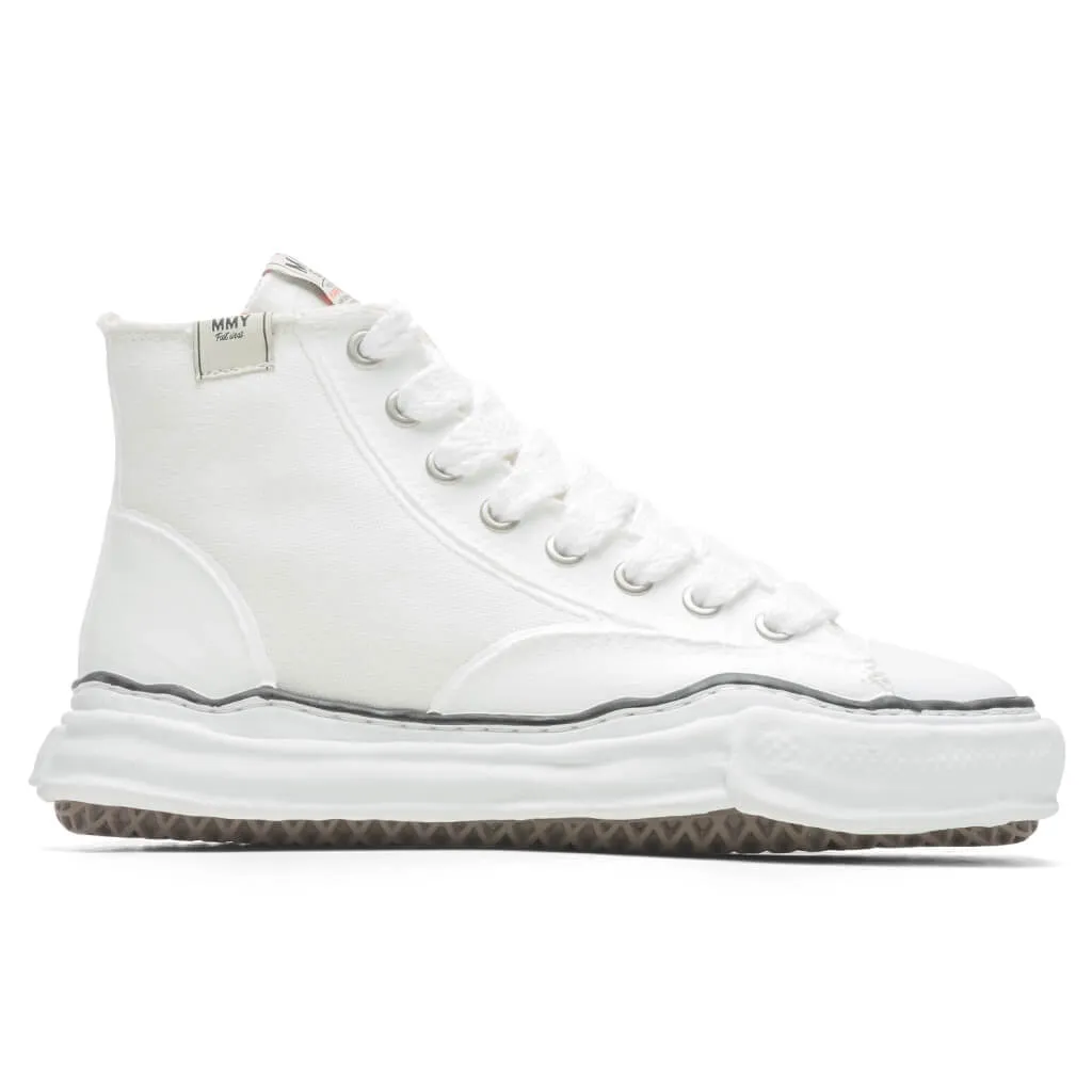 Peterson High OG Sole Rubber Painted Canvas Sneaker - White