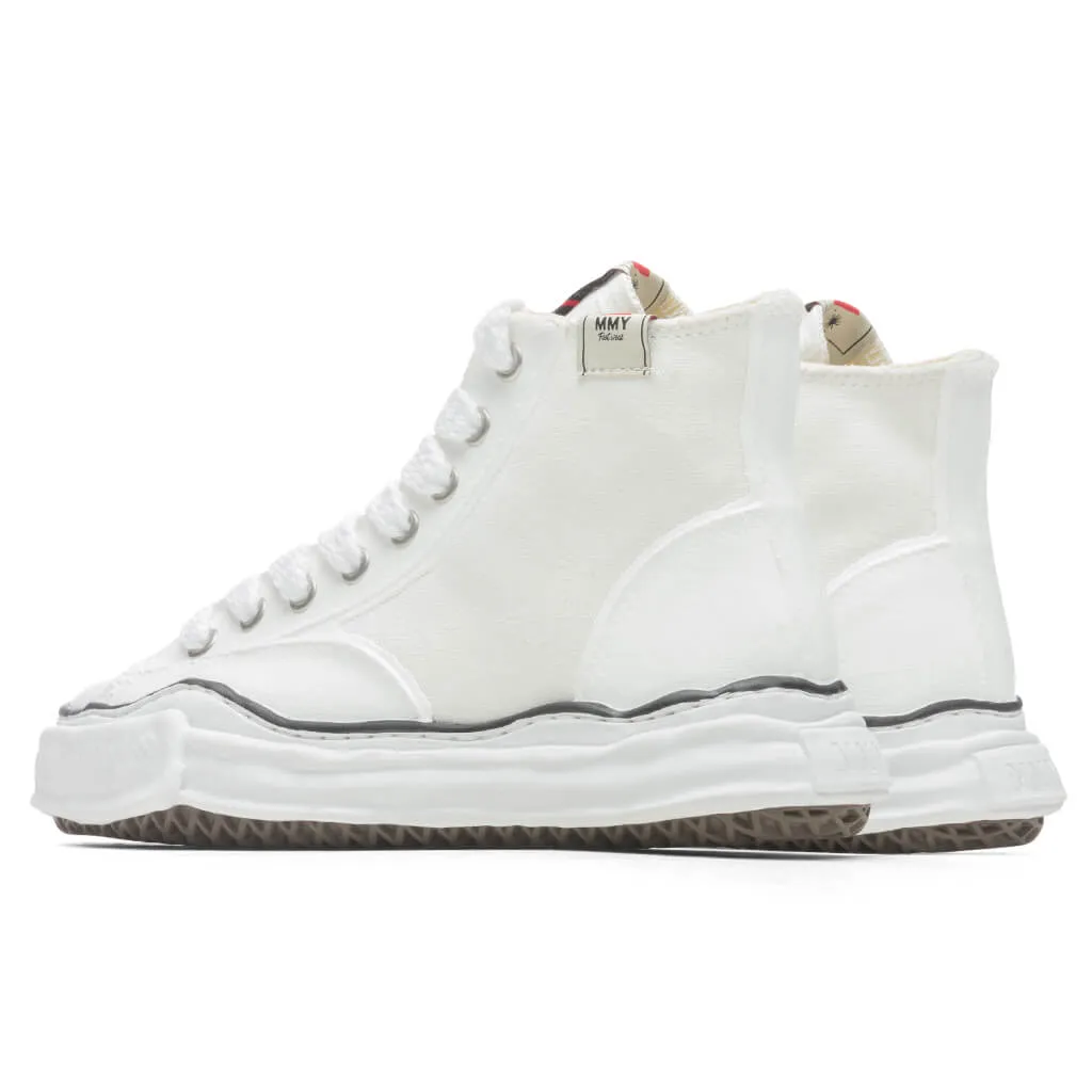 Peterson High OG Sole Rubber Painted Canvas Sneaker - White