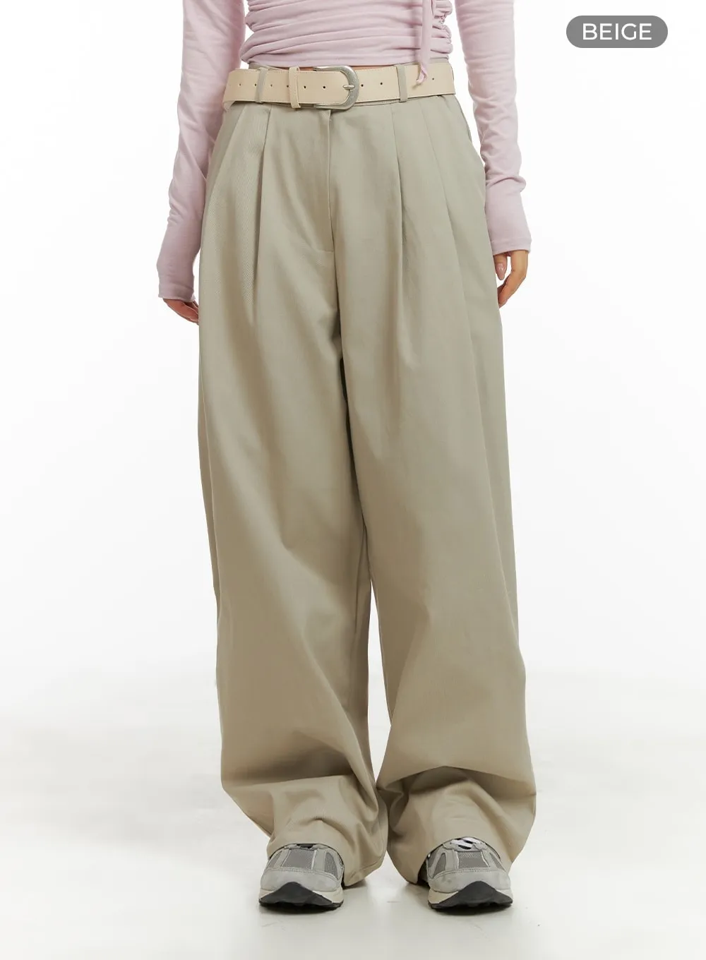 Pintuck Baggy Trousers CA409