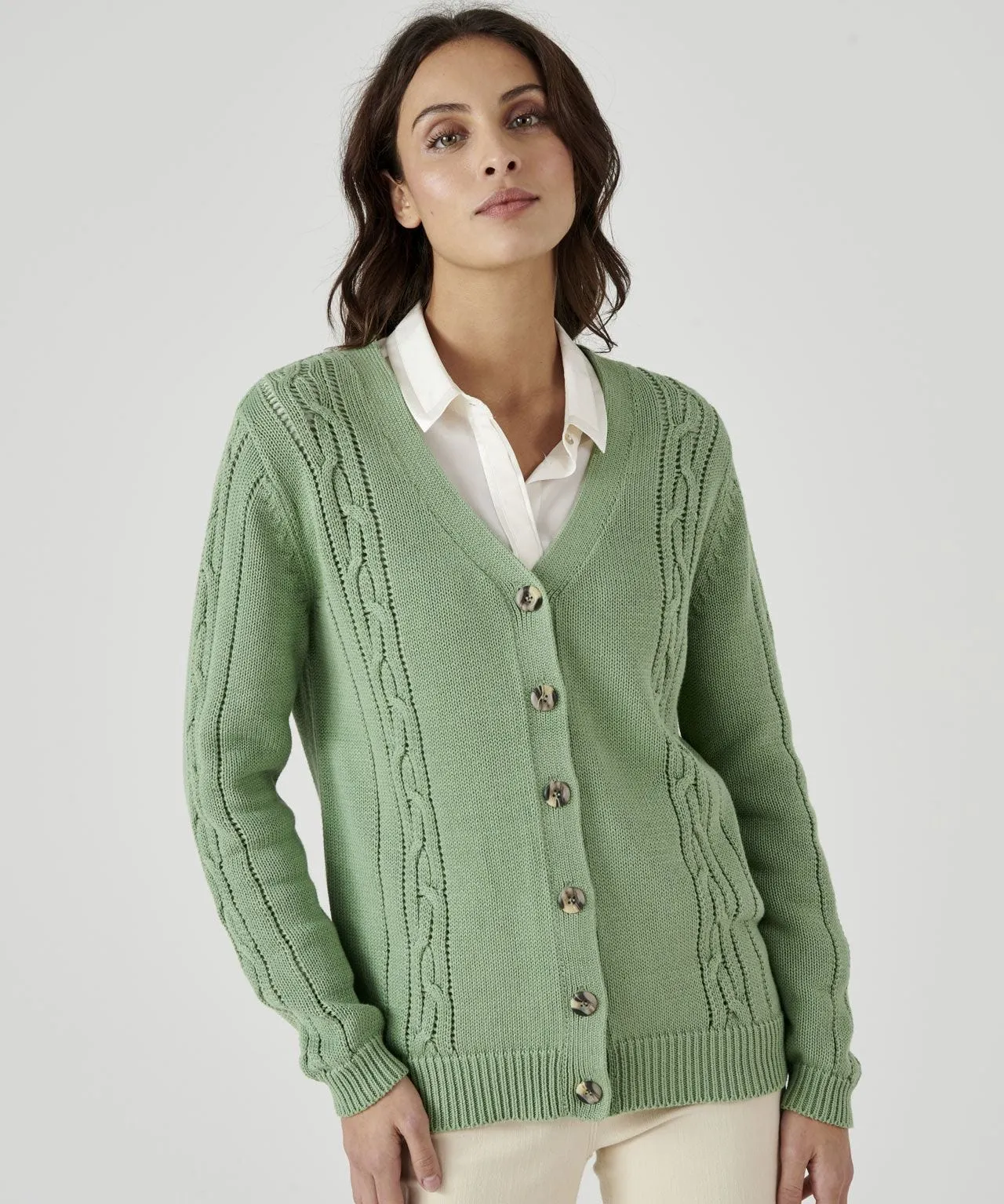 Pointelle Cardigan