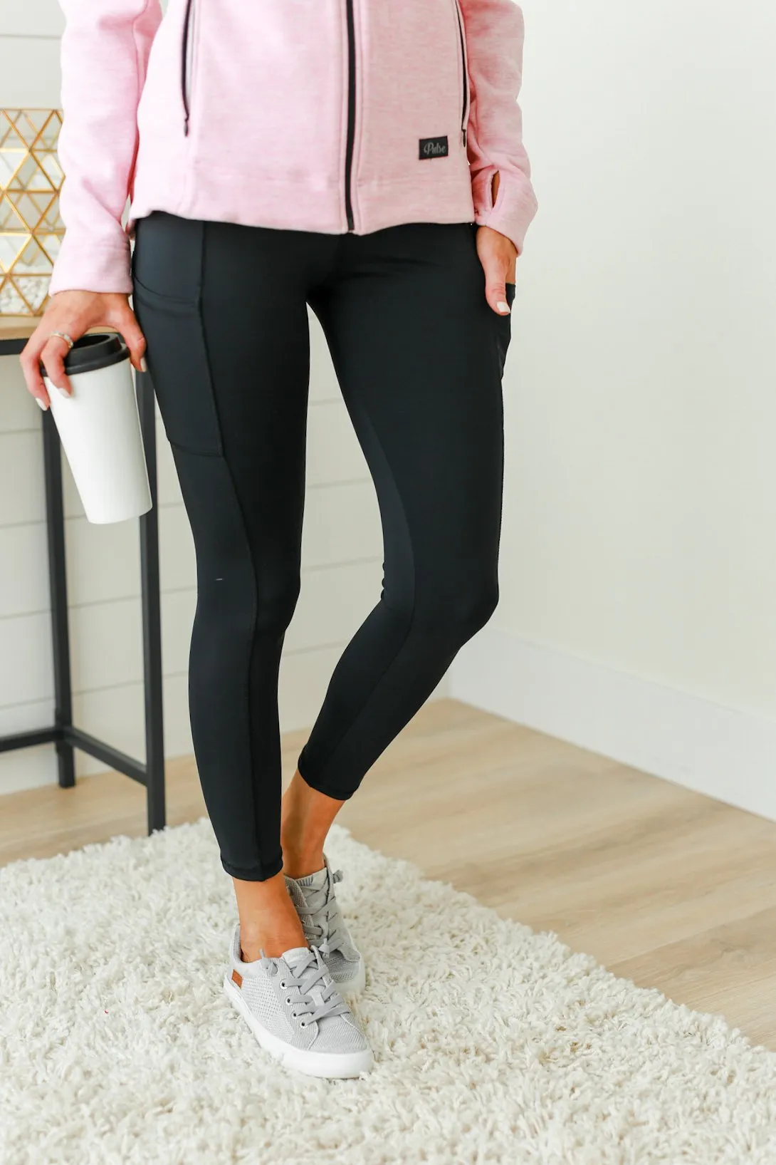 Pulse Basics Athleisure Leggings- Black