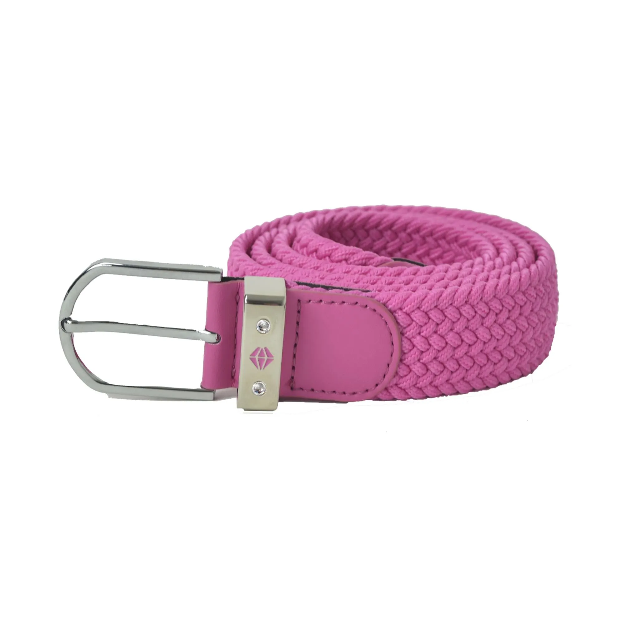 Pure Golf Paige Woven Stretch Belt Azalea Pink