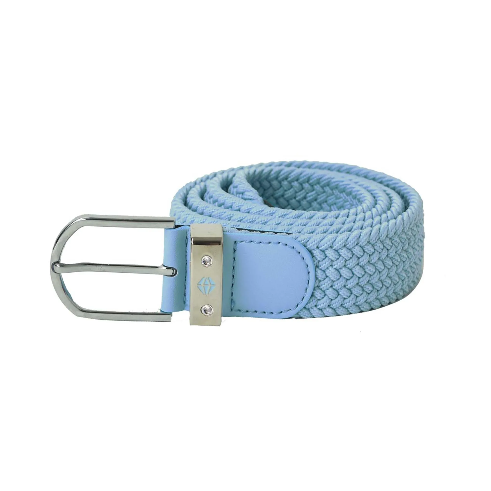 Pure Golf Paige Woven Stretch Belt Pale Blue