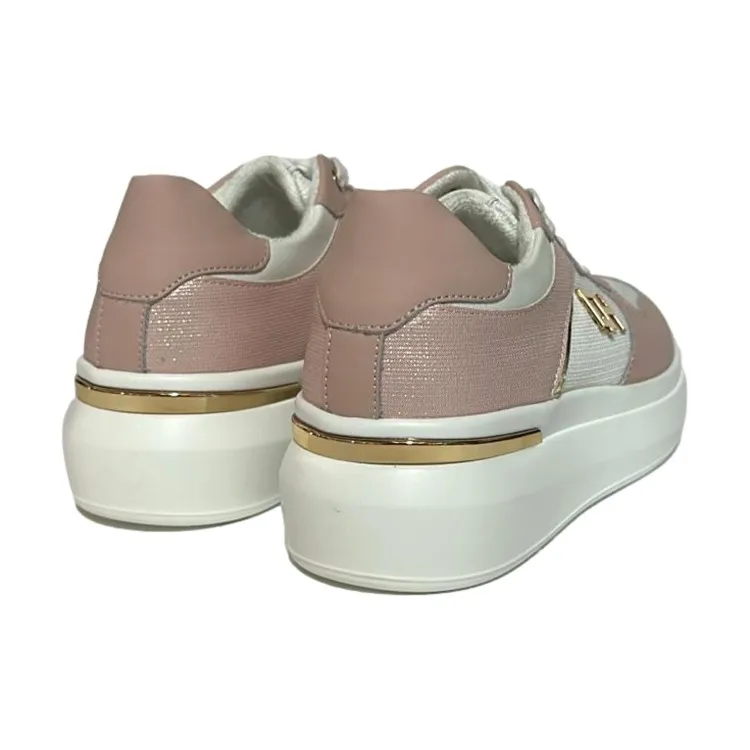 QH7 Queen Helena QH7012 Sneaker Donna Stringate White Pink