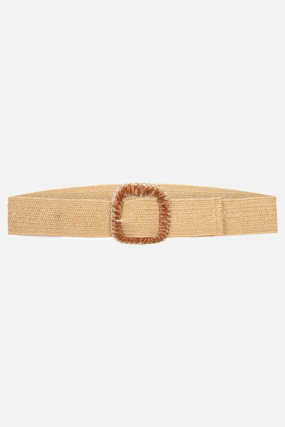 Raffia Broad Summer Belt