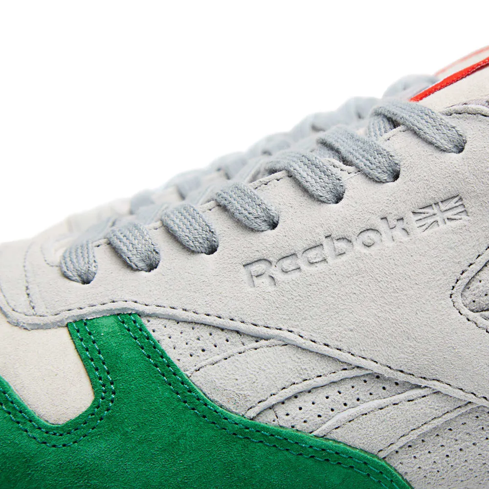 Reebok x Hanon Classic Leather 'Three Castles'Grey, Snow White & Basil