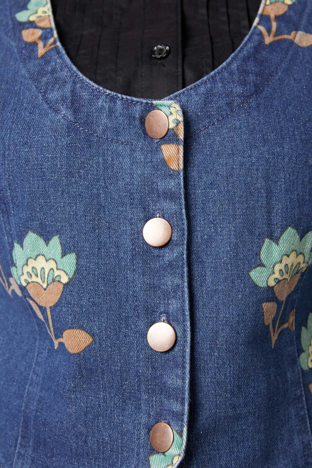 Retro Flora Vest