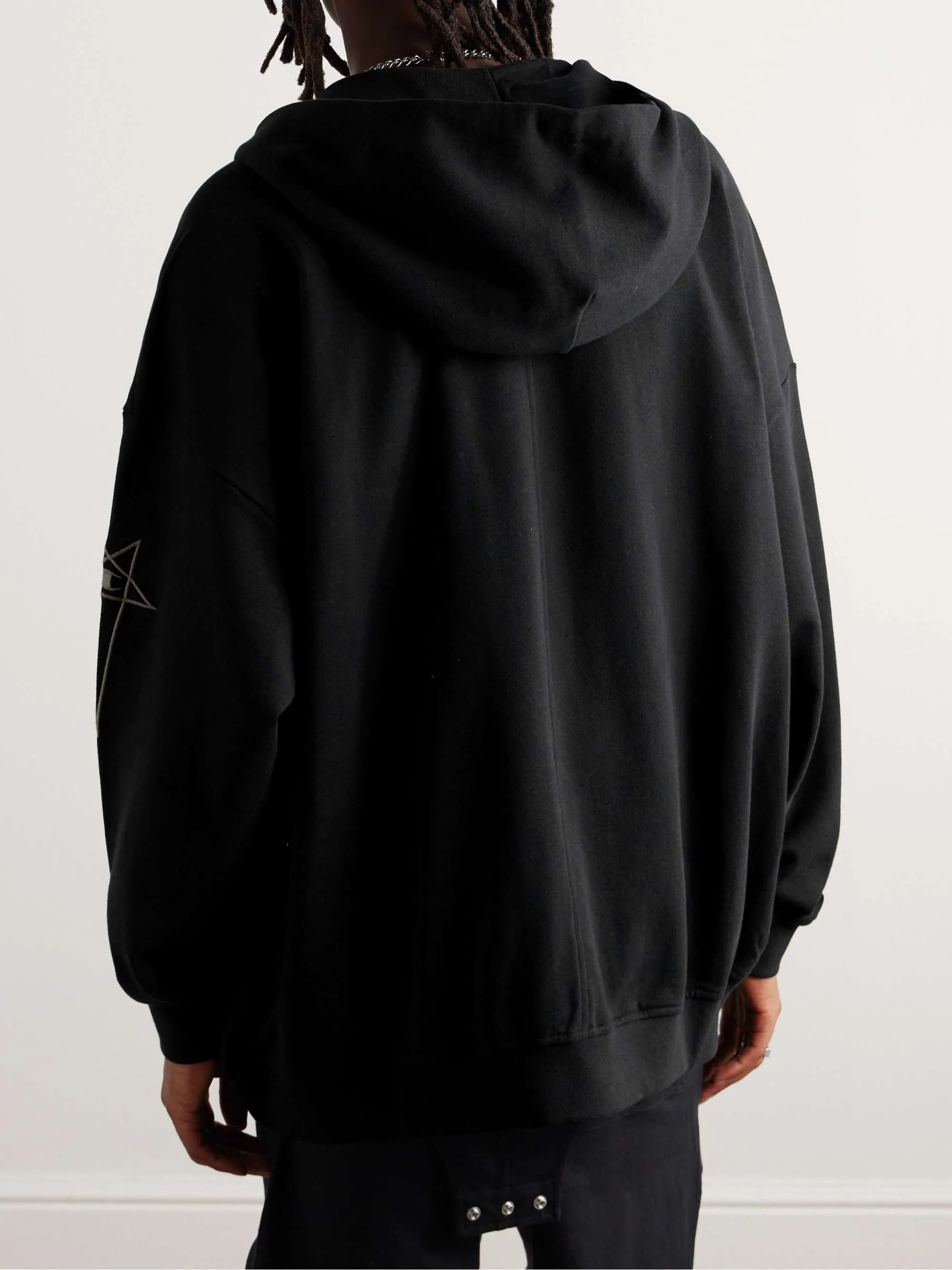 RICK OWENS  |Unisex Street Style Collaboration Long Sleeves Cotton