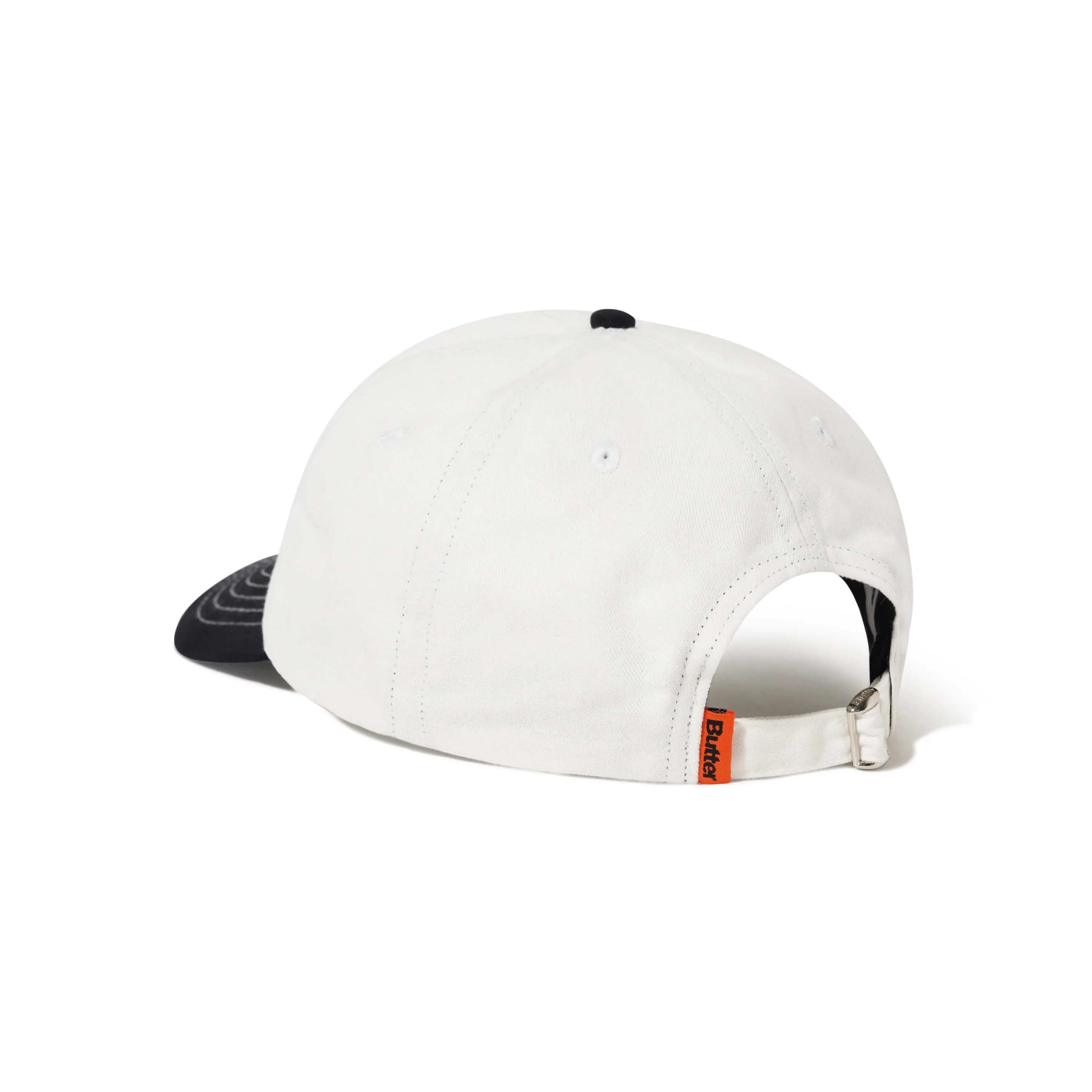 RODENT 6 PANEL CAP WHITE / BLACK