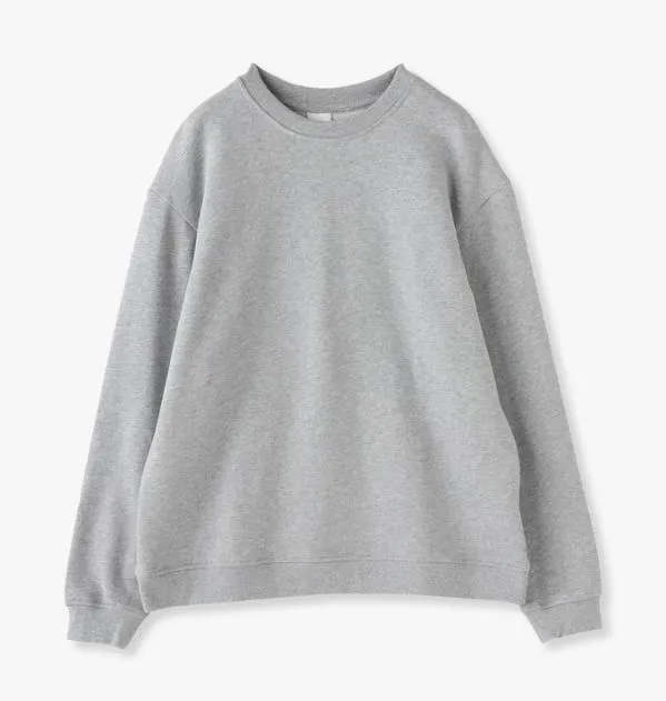 Ron Herman  |Crew Neck Sweat Street Style Long Sleeves Plain Cotton