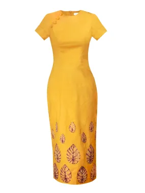 Roxanna Dress - Yellow