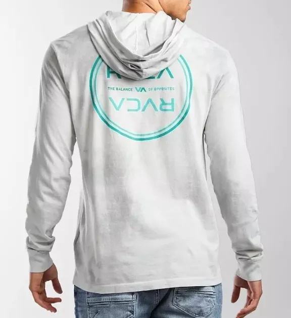 RVCA  |Unisex Street Style Long Sleeves Plain Oversized Logo