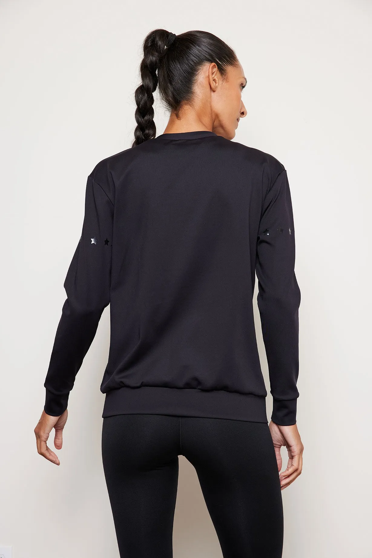 SINGLE LINE FLASH STAR SURFACE SWEATSHIRT