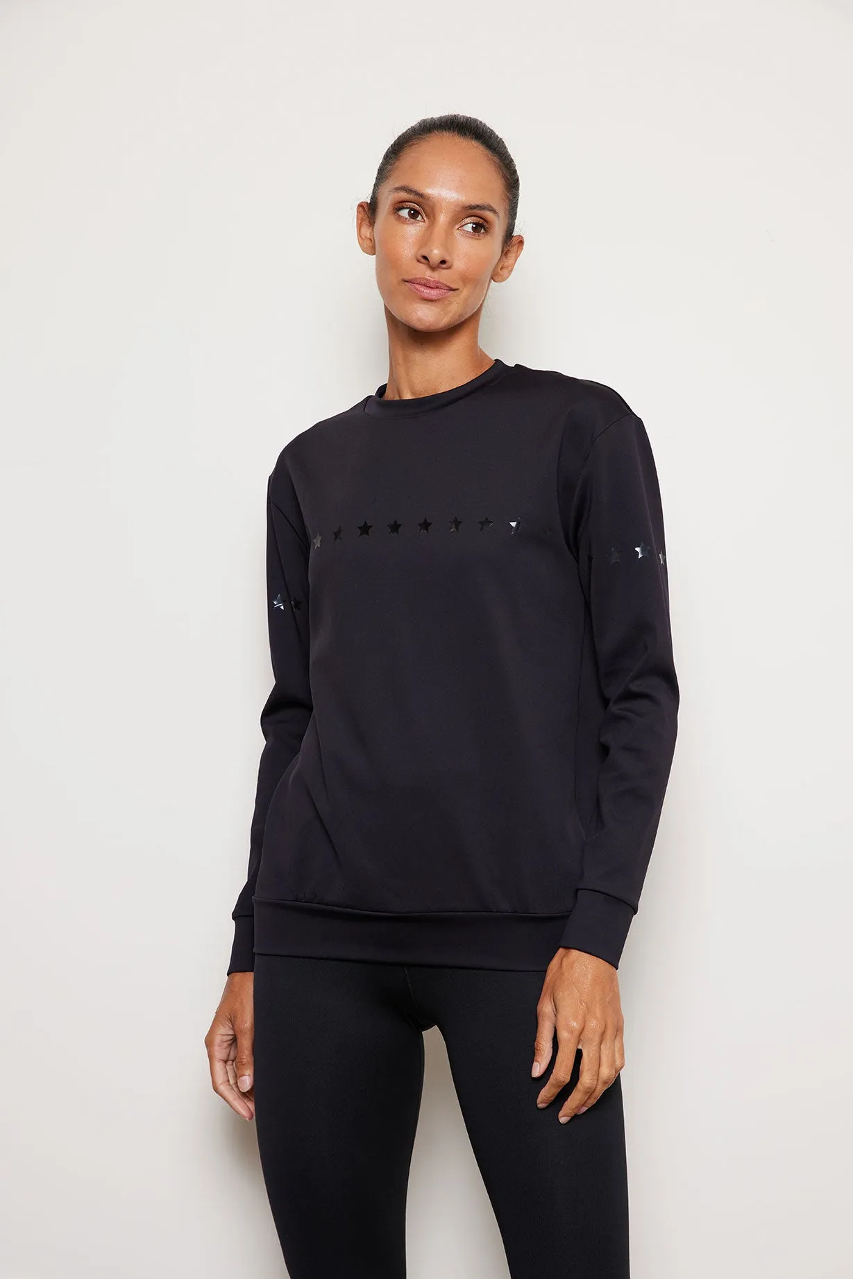 SINGLE LINE FLASH STAR SURFACE SWEATSHIRT