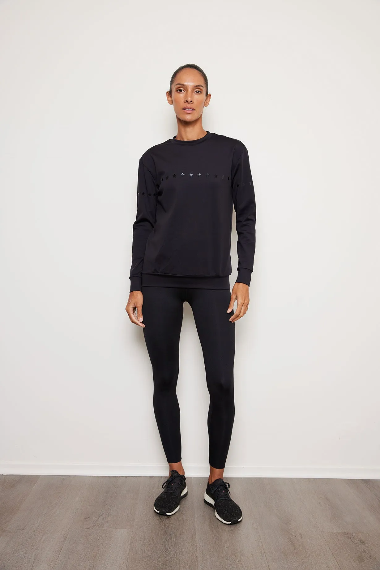 SINGLE LINE FLASH STAR SURFACE SWEATSHIRT