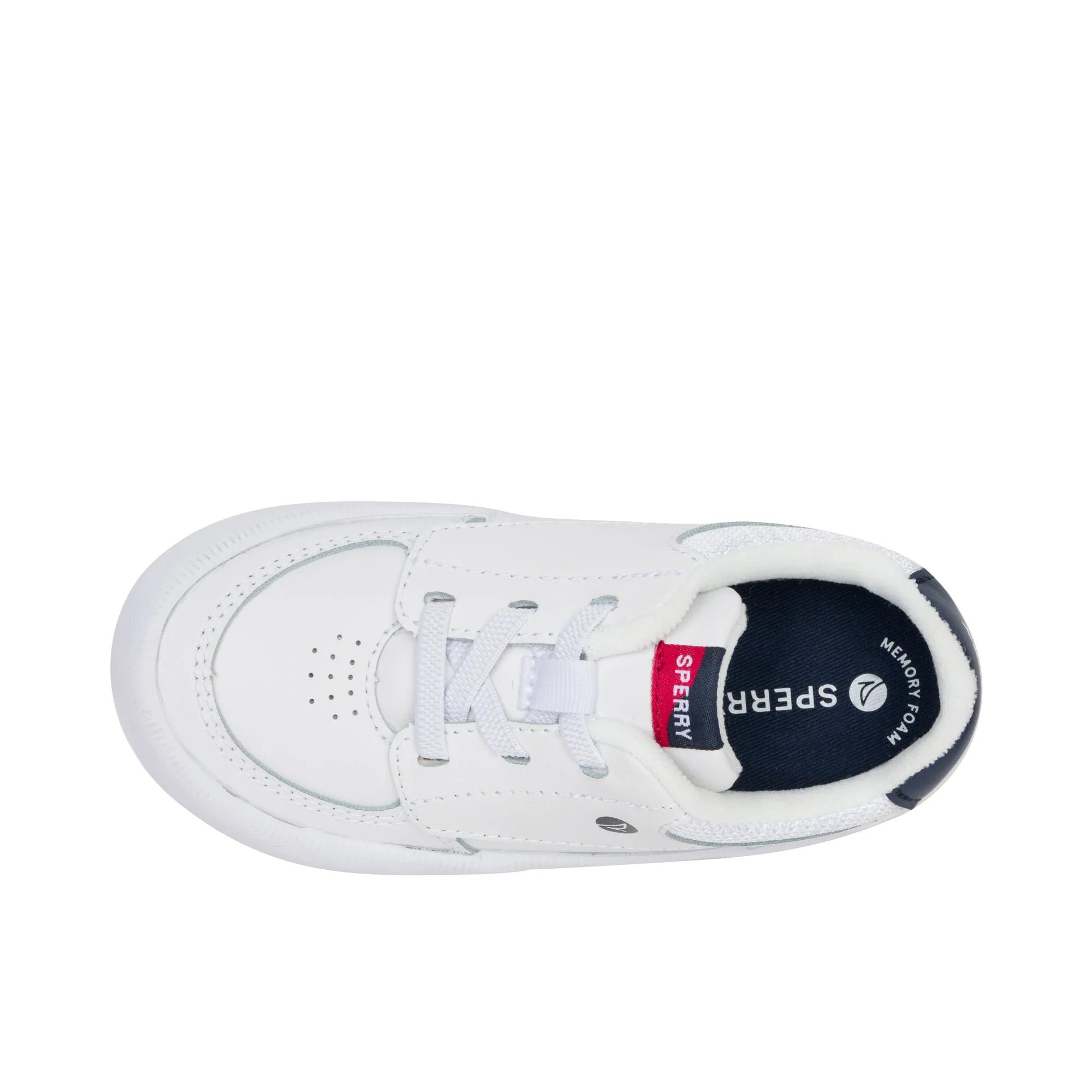 Sperry Kids Toddlers Boardwalk Sneaker Jr White