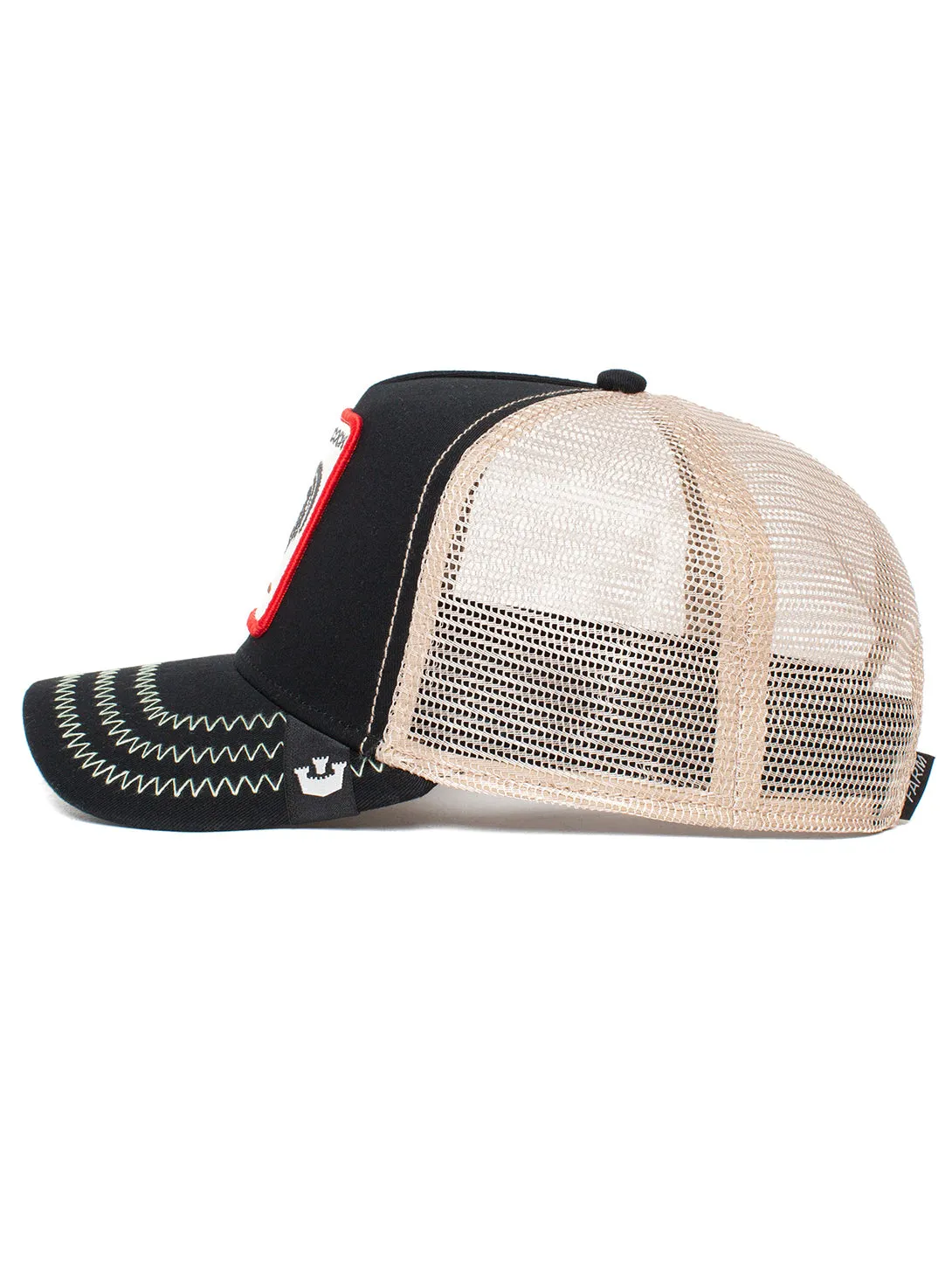 The Rooster Trucker Hat - Black