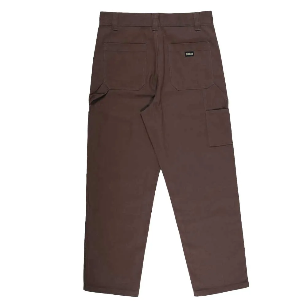 Theories Piano Trap Twill Carpenter Pant Dark Brown