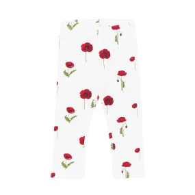 Toddler Leggings in Cloud Poppies