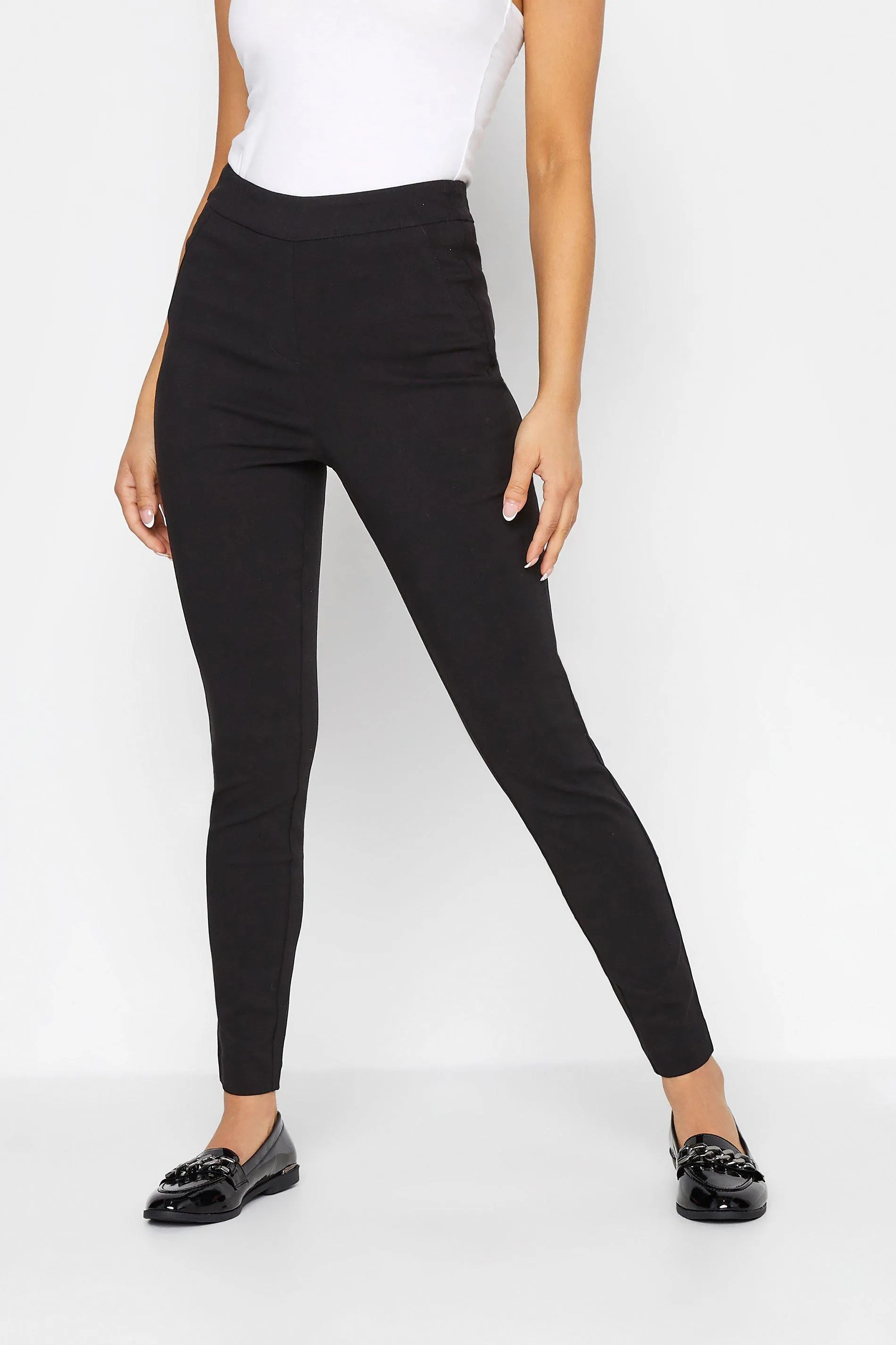 Trousers | Petite Stretch Skinny Fit Trousers | PixieGirl