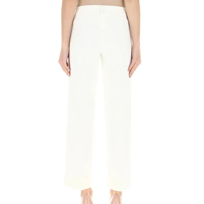 TROUSERS ELY Woman Cream