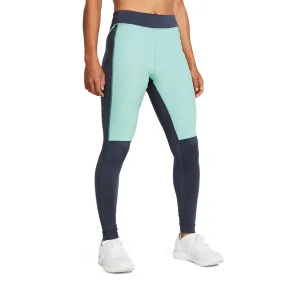 Under Armour Qualifier Cold Tights  Downpour Gray/Neo Turquoise/Reflective