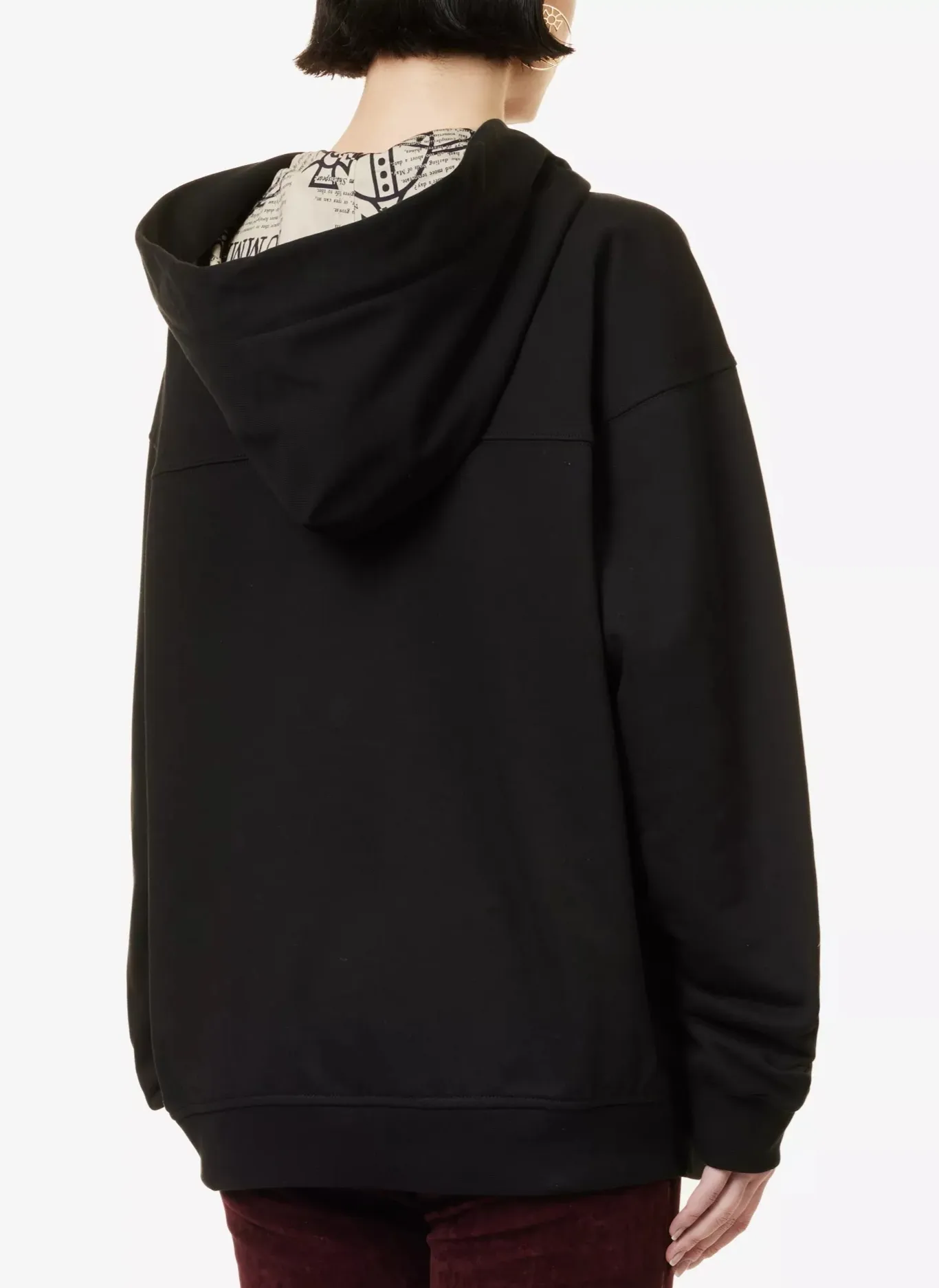 Vivienne Westwood  |Unisex Street Style Long Sleeves Cotton Oversized Logo