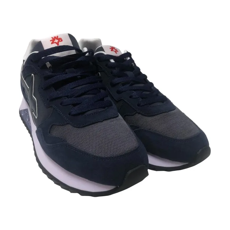 W6YZ YAK-M 2015185 07 Sneaker Uomo Stringate Blu