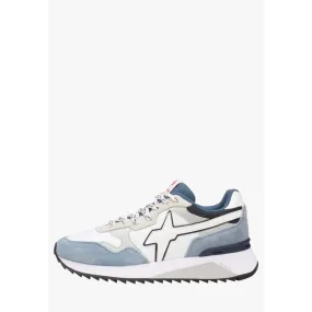 W6YZ YAK-M 2015185 20 Sneaker Uomo Stringate Azzurro