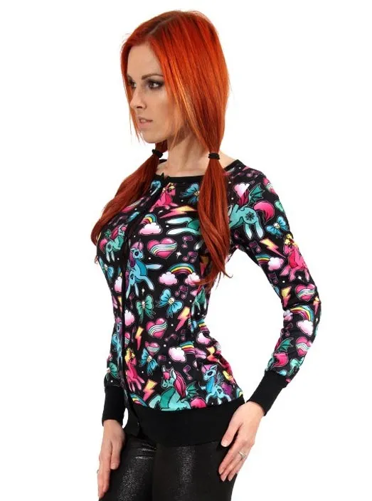 Women's Unicorns Cardigan