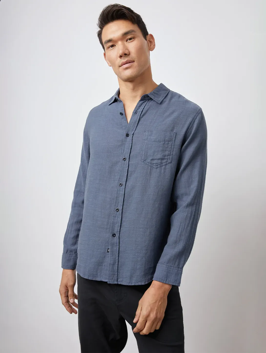 Wyatt Button Down Shirt - Sea Blue