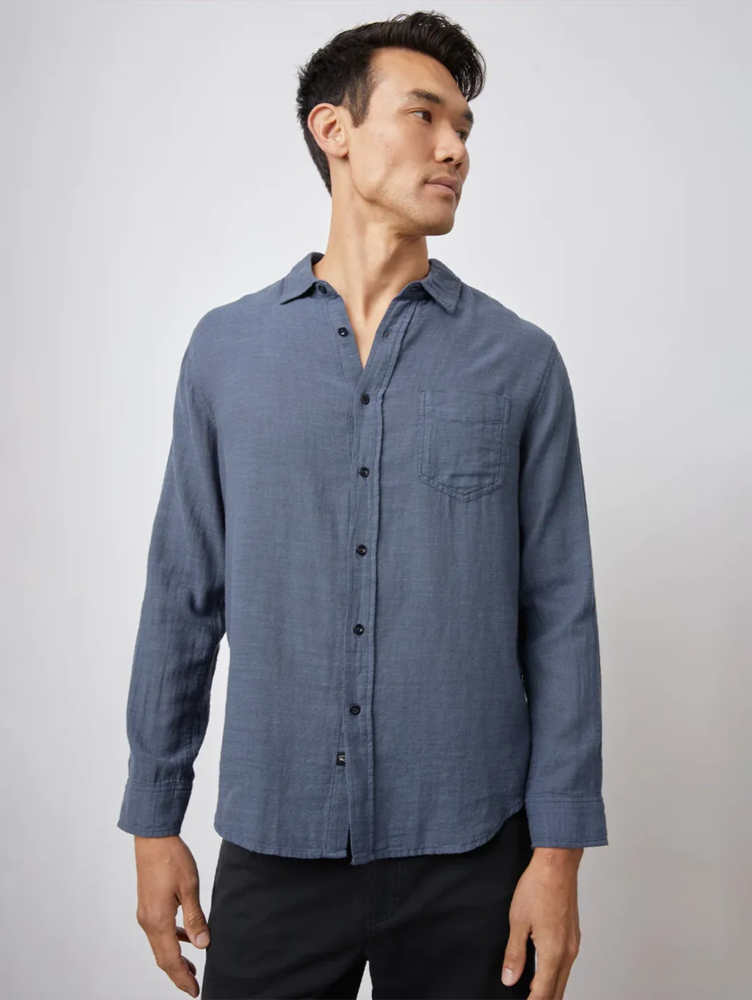 Wyatt Button Down Shirt - Sea Blue