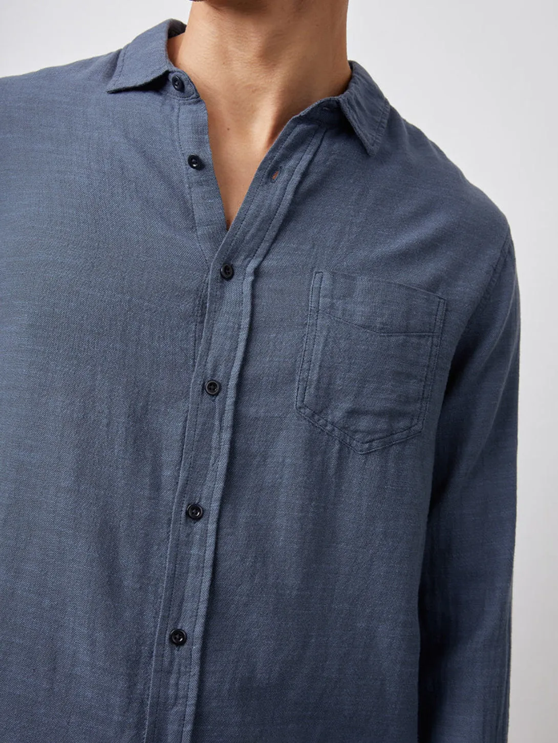 Wyatt Button Down Shirt - Sea Blue